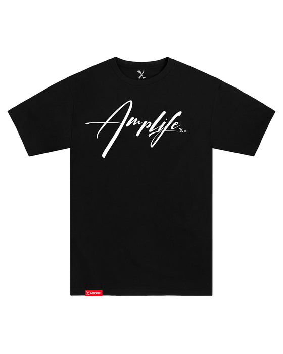 Amplife® Signature Black T-Shirt Front