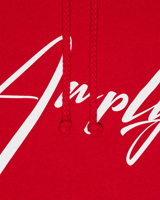 Amplife® Signature Red Hoodie Detail