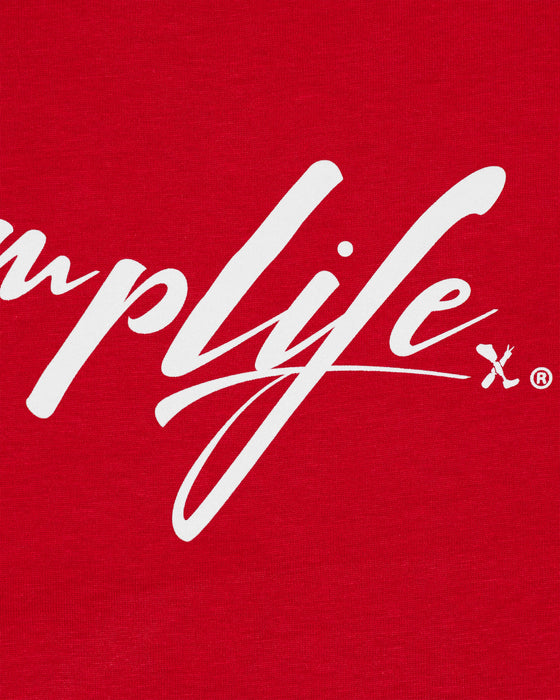 Amplife® Signature Red T-Shirt Detail