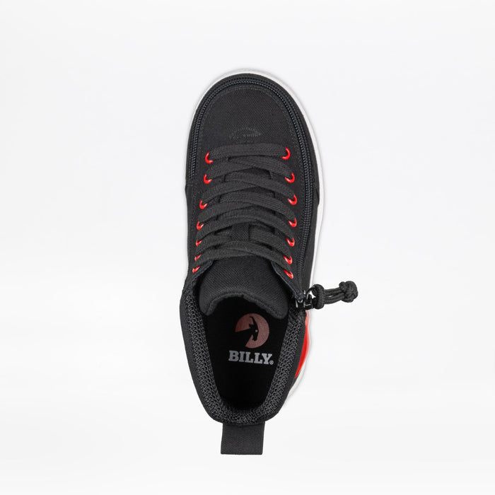 Black/Red Light Ups BILLY Classic D|R High top on a white background