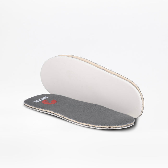 Black Acid Wash BILLY D|R II Short Wrap High insoles on a white background