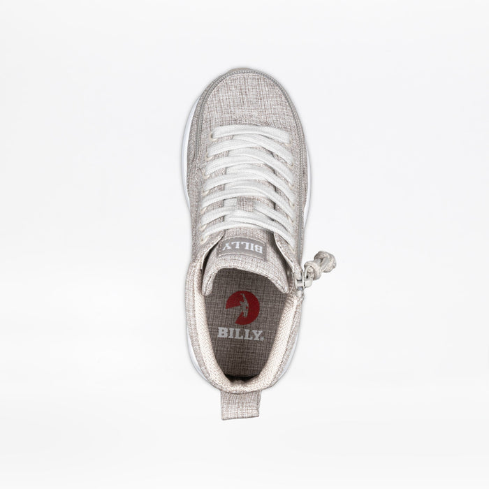 Grey Jersey BILLY Goat Classic High top on a white background