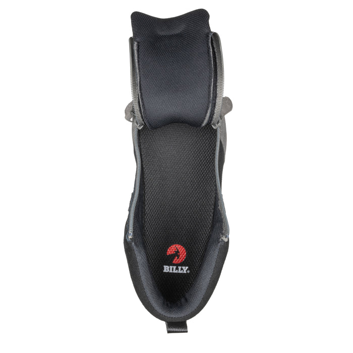 Men's Black/Charcoal/Black BILLY Comfort DZ High top open on a white background