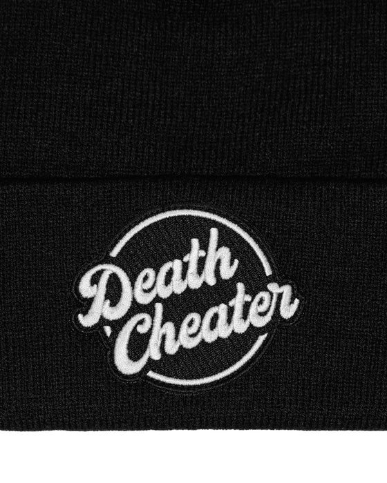 Death Cheater Halo Patch Black Beanie
