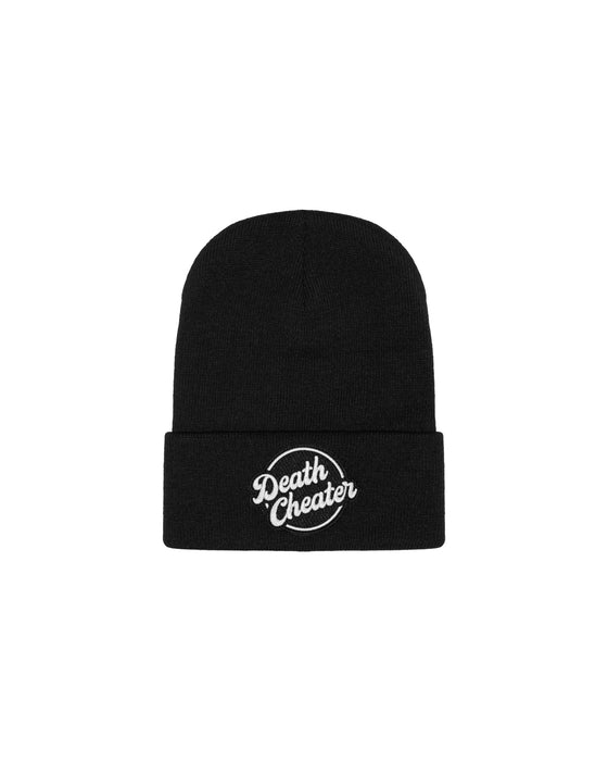 Death Cheater Halo Patch Black Beanie