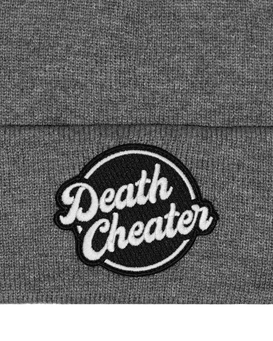 Death Cheater Halo Patch Dark Heather Grey Beanie