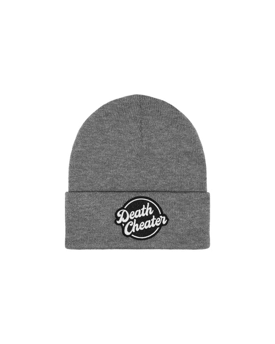 Death Cheater Halo Patch Dark Heather Grey Beanie