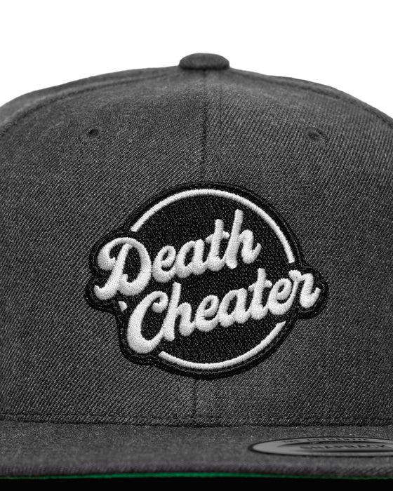 Death Cheater Halo Patch Grey Flat Bill Snapback