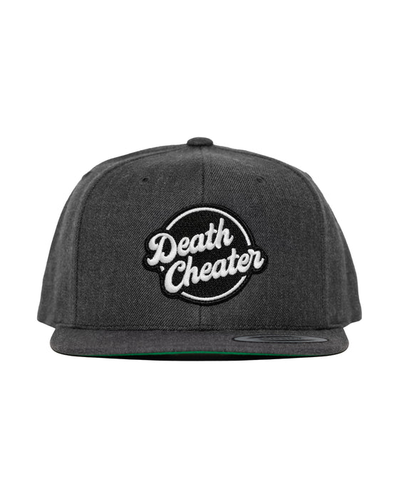 Death Cheater Halo Patch Grey Flat Bill Snapback