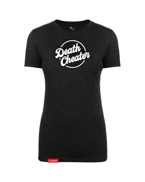 Death Cheater Halo Vintage Black Tri-Blend T-Shirt