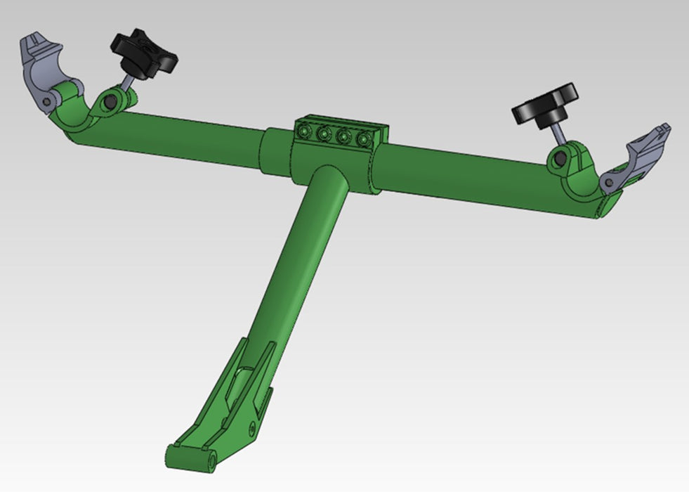 FreeWheel Folding Wheelchair Adaptor rendering.