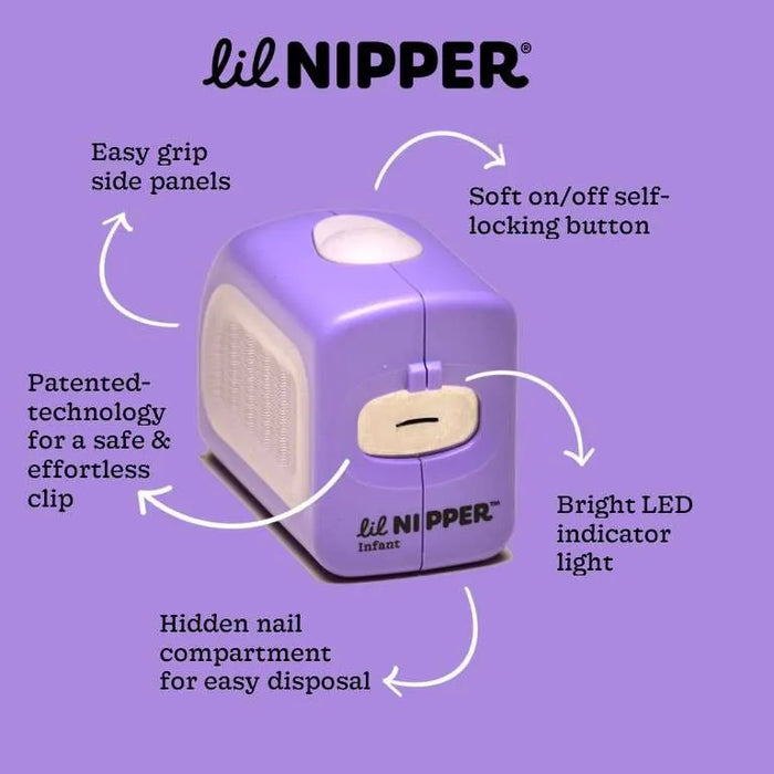 Lil Nipper Baby Safe Adaptive Electric Nail Clippers