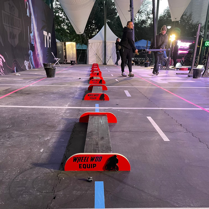 Equip Products H Bracket in a CrossFit competition.