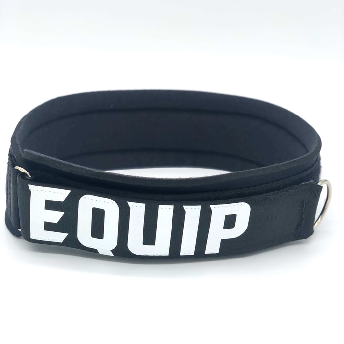 Front of Equip Products Leg Strap for Wheelchair Users on a white background.