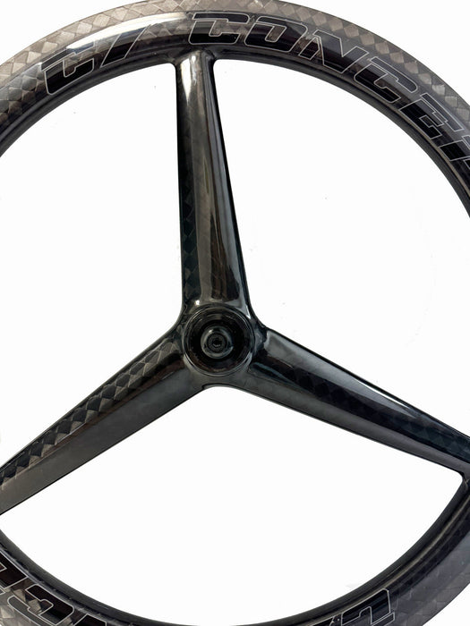 C7 Concepts, Tri-Spoke 20in Race Chair Front Wheel, Tubular