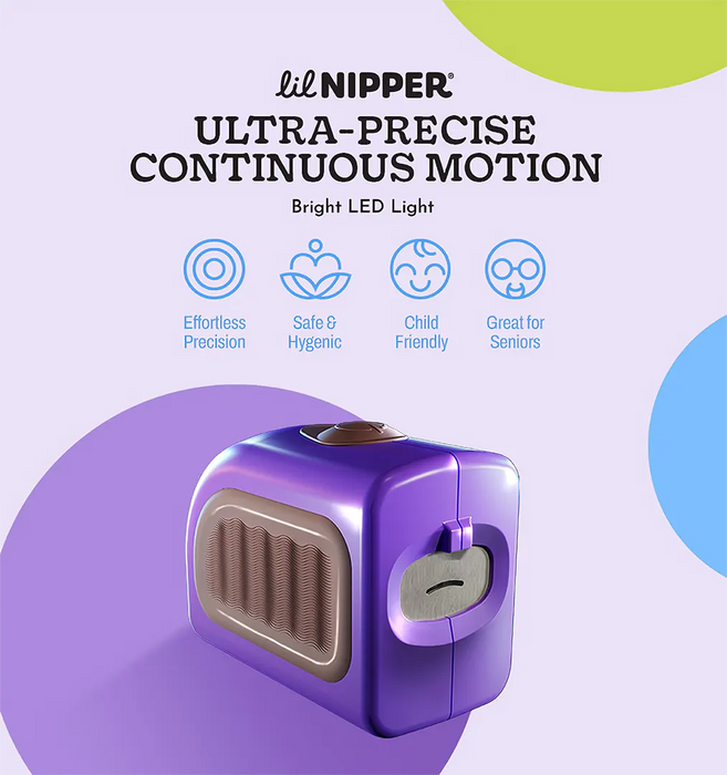 Lil Nipper Baby Safe Adaptive Electric Nail Clippers