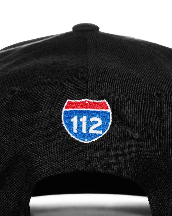 SEVERED SOCIETY DRIP PVC PATCH BLACK FLAT BILL SNAPBACK - HATS - AMPLIFE™