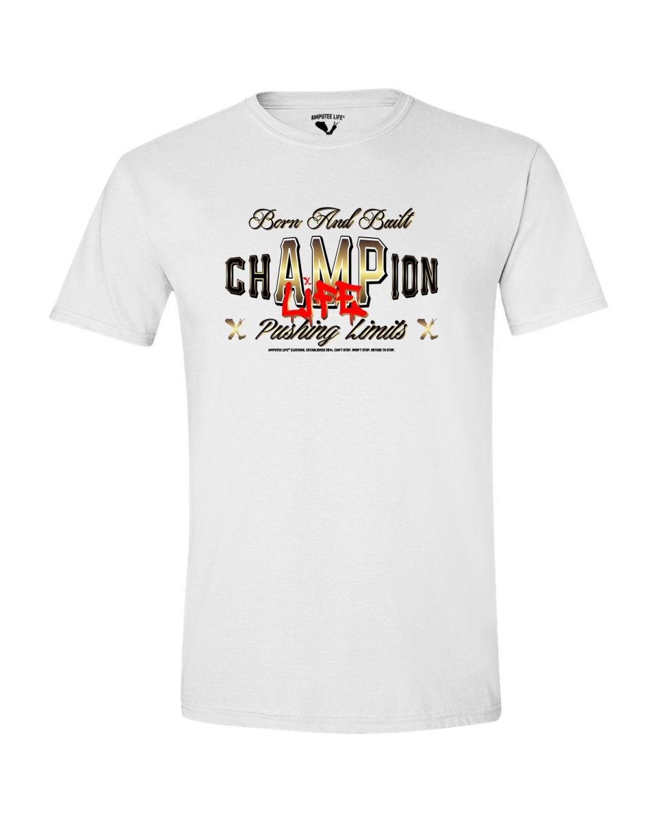 BORN AND BUILT CHAMPION T-SHIRTS - AMPLIFE™