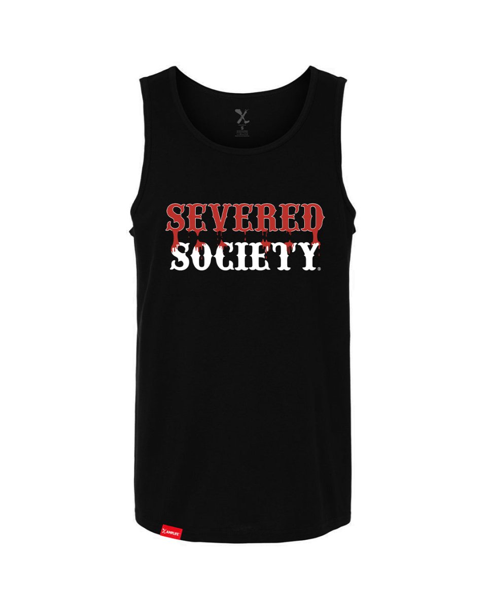 Severed Society® Drip Black Tank Top