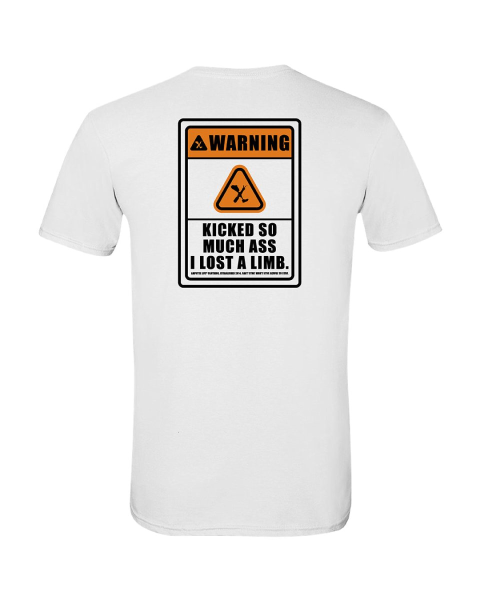 WARNING LOST A LIMB T-SHIRTS - AMPLIFE™