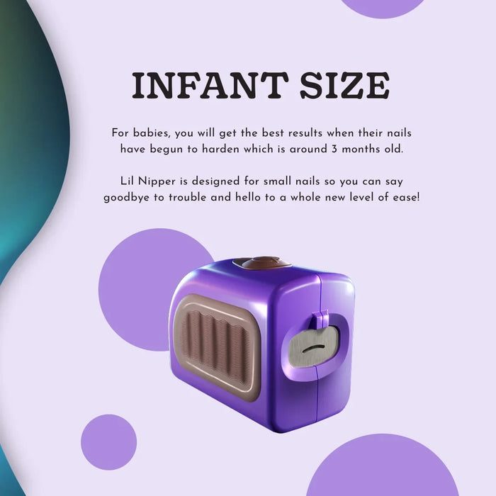 Lil Nipper Baby Safe Adaptive Electric Nail Clippers