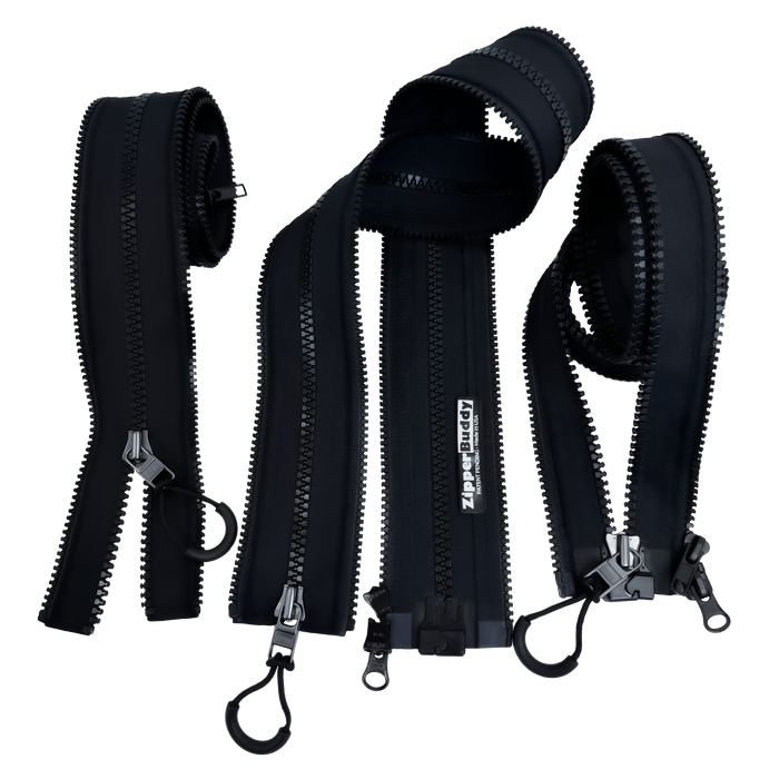 Custom ZipperBuddy MagZip No-Sew Magnetic Zipper Jacket Closure Attachment