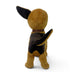 Maliboo dog plush back on a white background