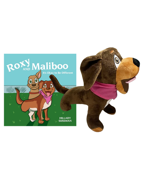 Roxy and Maliboo: It’s Okay to Be Different (Adventures of Roxy) + Roxy Plush Bundle