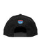 Amplife® Black & Green Flat Bill Snapback Back