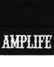 Amplife® Black & White Beanie Front Detail
