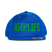 Amplife® Blue & Green Flat Bill Snapback