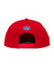 Amplife® Red & Black Flat Bill Snapback Back