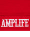 Amplife® Red & White Beanie Front Detail