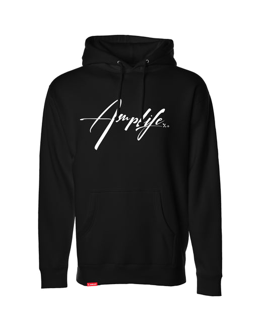 Amplife® Signature Black Hoodie Front