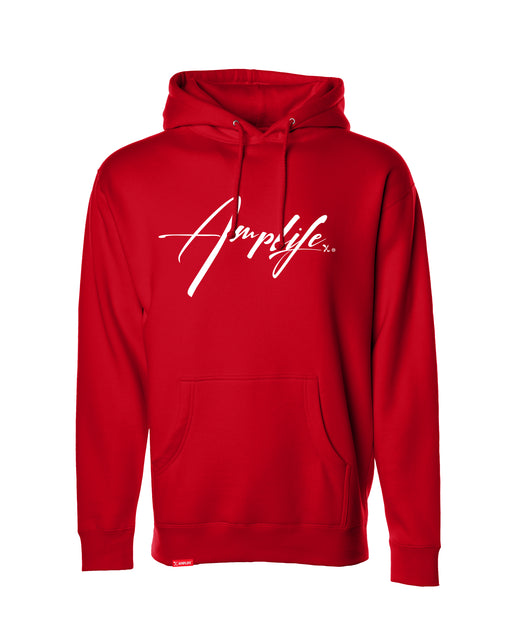 Amplife® Signature Red Hoodie Front