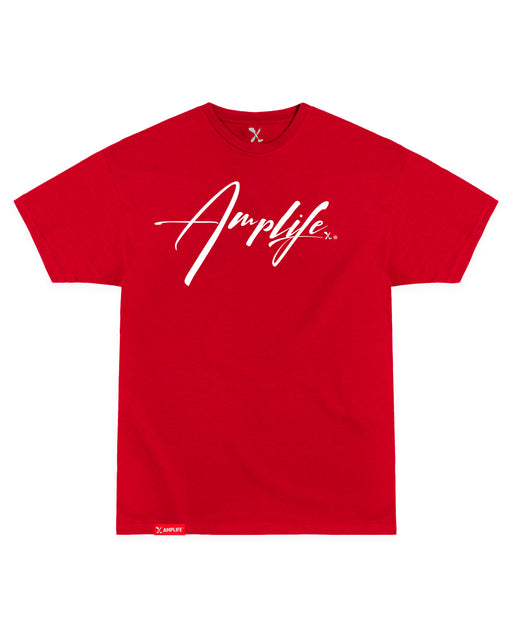 Amplife® Signature Red T-Shirt Front