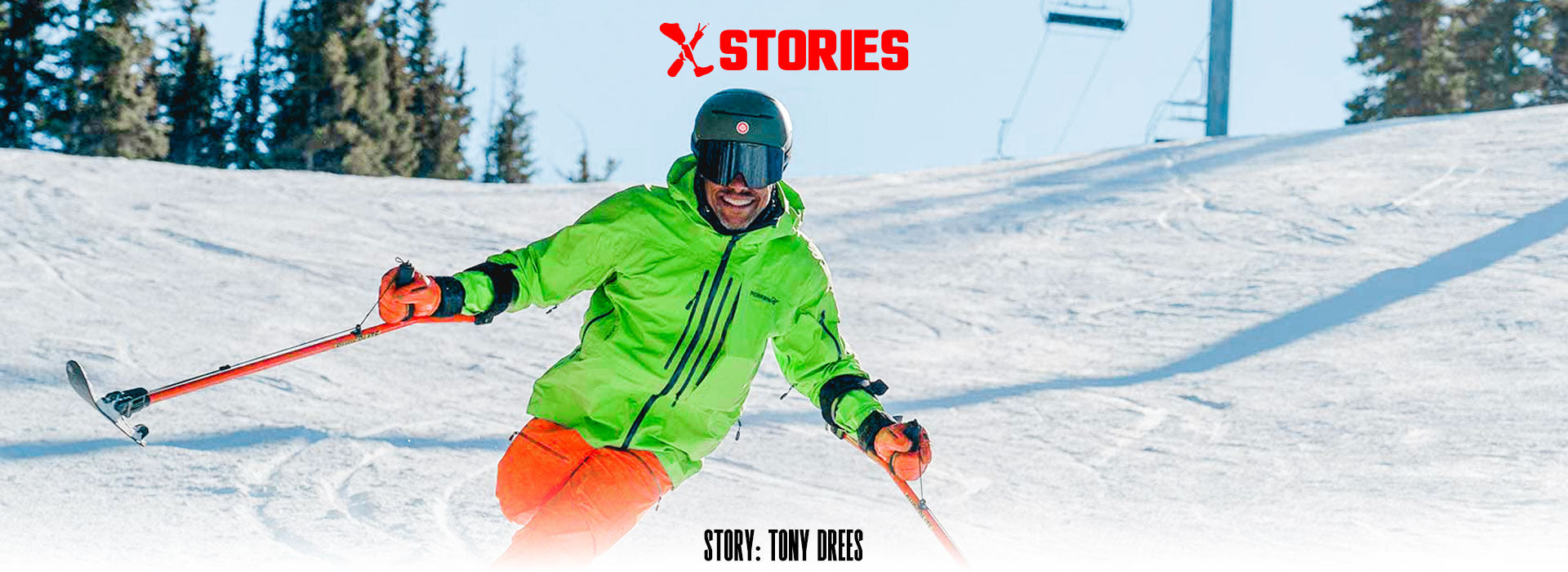 TONY DREES SKIING AMPLIFE STORIES