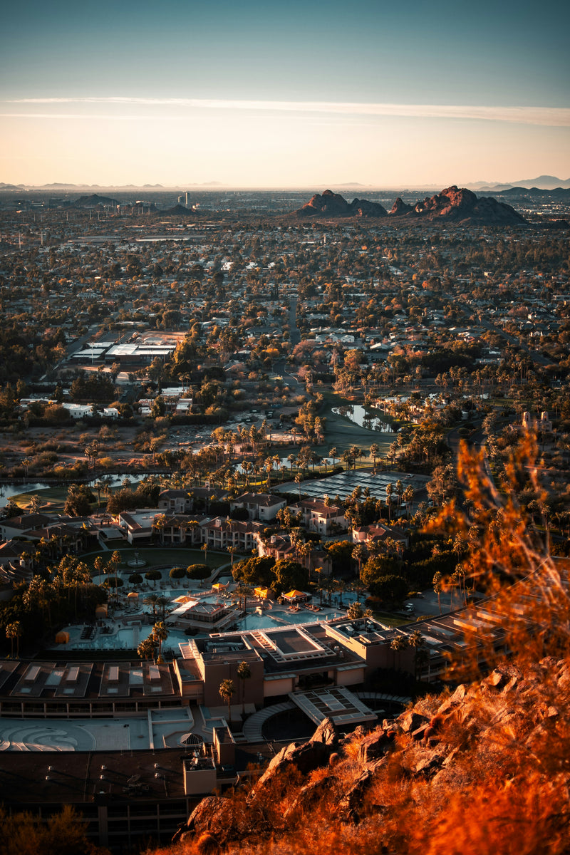 Phoenix during sunset.