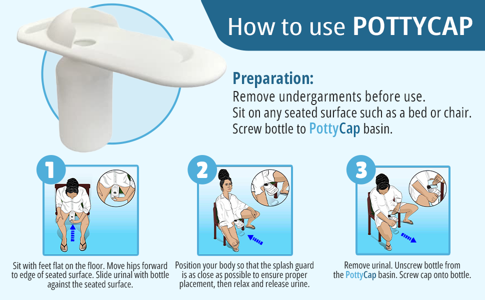 PottyCap Portable Women's Urinal