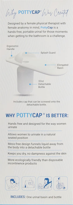 PottyCap Portable Women's Urinal