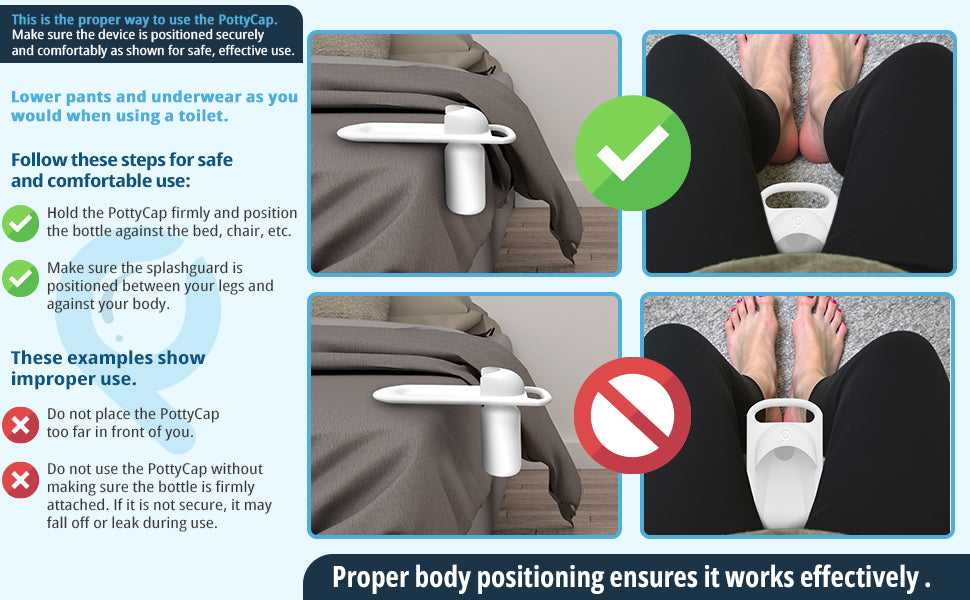 PottyCap Portable Women's Urinal