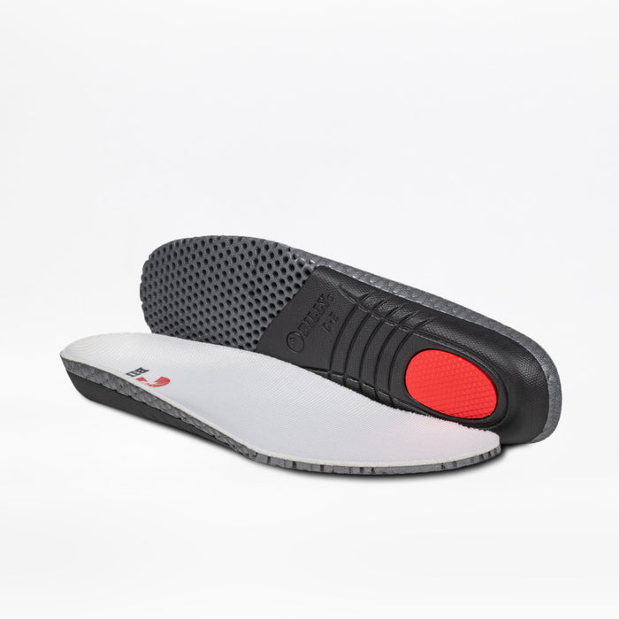Men's White/Grey/Black BILLY Comfort DZ High inserts on a white background