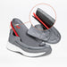 Men's Charcoal BILLY Limitless front side with soles inserted on a white background