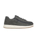 Men's Charcoal Suede BILLY Comfort Plush on a white background