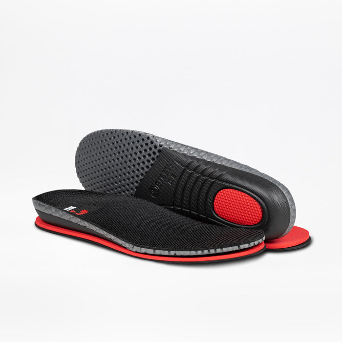 Men's Black Leather BILLY Comfort Luxe soles on a white background