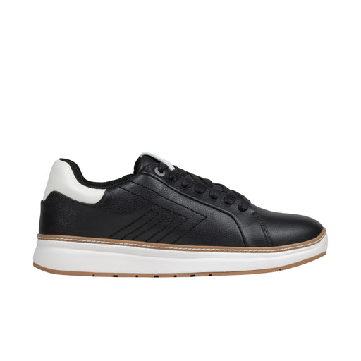 Men's Black Leather BILLY Comfort Luxe on a white background