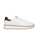 Men's White Leather BILLY Comfort Luxe on a white background