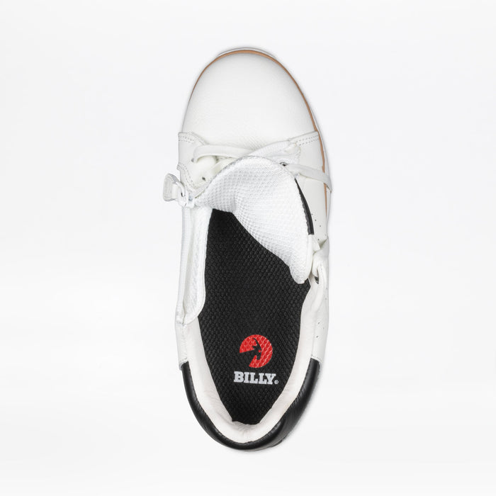 Women's White Leather BILLY Comfort Luxe