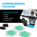 Cryo2O Pain Relief Cryotherapy Ice Pack System package includes 3 packs, 7 clips, 2 elastic straps, 4 strap tabs