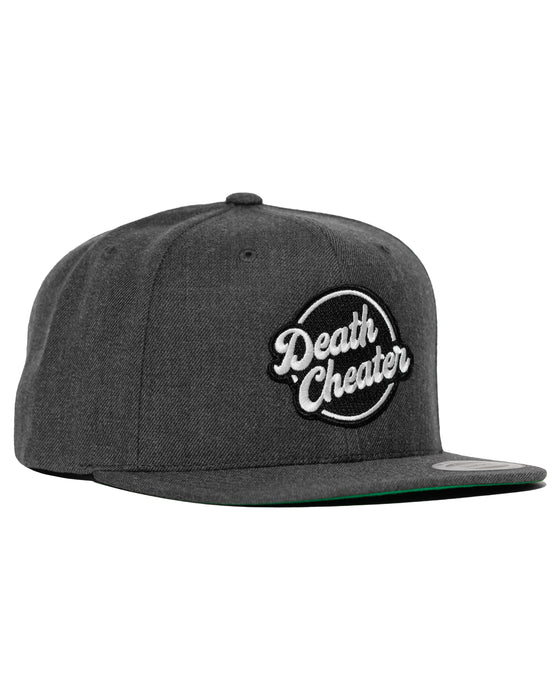 Death Cheater Halo Patch Grey Flat Bill Snapback